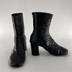 Junya Watanabee Comme des garçons black leather boots